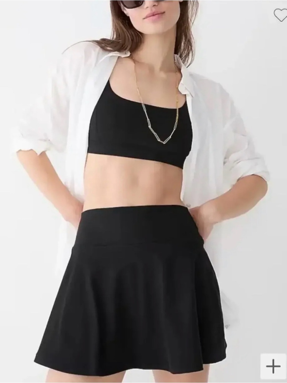 J. Crew CloudStretch Flared Sports Active Skirt Skort SZ XL